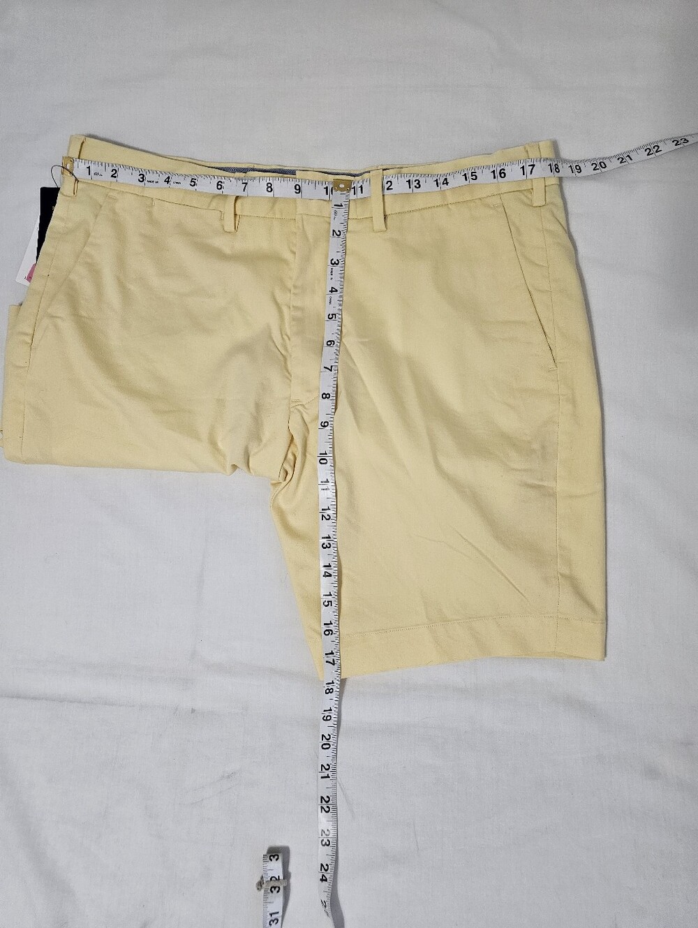 Polo Ralph Lauren Performance Golf Shorts Men’s 34 Yellow Tailored Fit - Picture 8 of 8
